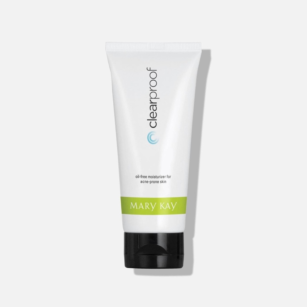 Mary Kay Clearproof Moisturizer For Acne Prone Skin - White, Green, and Black